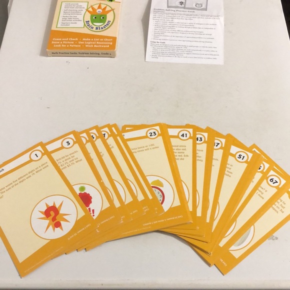 Edupress Math Practice Cards Problem Solving Grade 4 - Picture 5 of 7